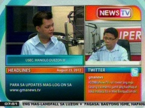 DB: Panayam kay Usec. Manolo Quezon III kaugnay sa burol ni Sec. Robredo