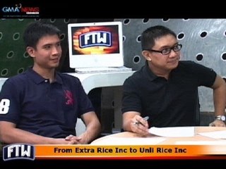 FTW: From Extra Rice Inc to Unli Rice Inc