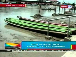 BP: Putik sa Pantal river sa dagupan, perwisyo sa ilang residente