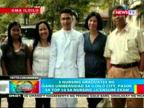 BP: 5 nursing graduates ng isang unibersidad sa Iloilo City, pasok sa Top 10 sa Licensure Exam