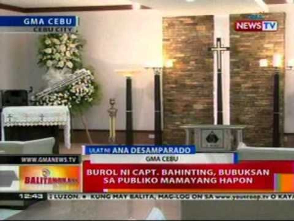 BT: Burol ni Capt. Bahinting sa Cebu, bubuksan sa publiko mamayang hapon