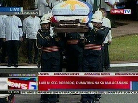 NTL: Labi ni Sec. Robredo, dumating na sa Malacanang