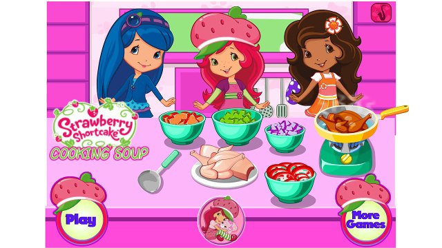 NEW Игры для детей—Disney Шарлотта земляничка пирог—Мультик Онлайн Видео Игры для девочек