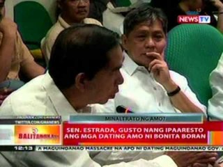 BT: Sen. Estrada, dusto nang ipaaresto ang mga dating amo ni Bonita Boran