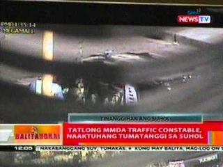 BT: 3 MMDA traffic constable, naaktuhang tumatanggi sa suhol
