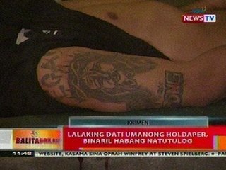 BT: Lalaking dating holdaper sa QC, binaril habang natutulog
