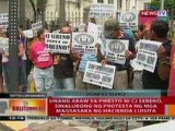 BT: Unang araw sa pwesto ni CJ Sereno, sinalubong ng protesta ng mga magsasaka ng Hacienda Luisita