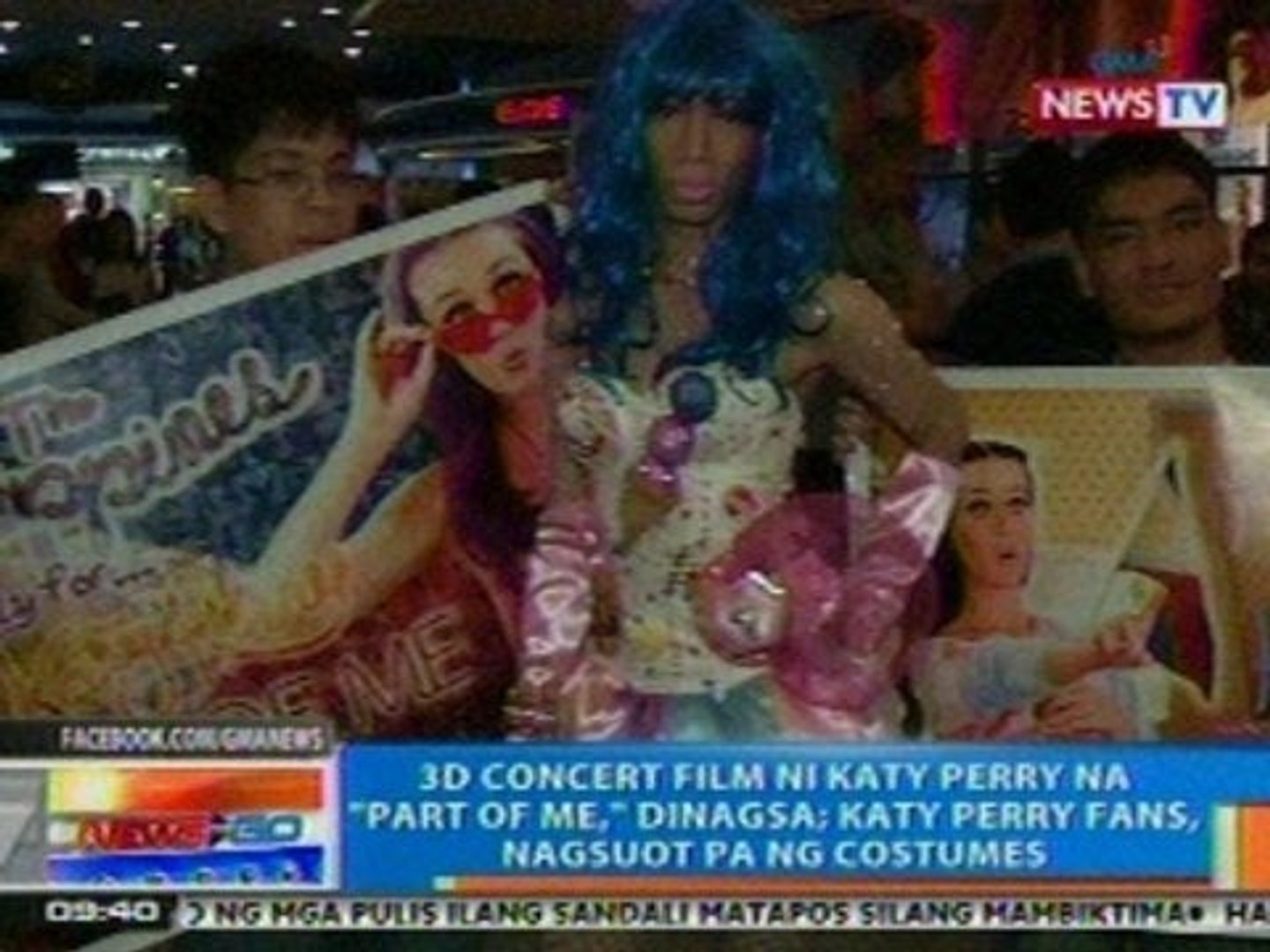 NTG: 3D concert film ni Katy Perry na 'Part of Me', dinagsa; Kate Perry fans, nagsuot pa n