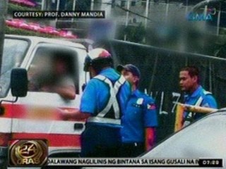 24Oras: 3 MMDA traffic constable, tumanggi sa suhol na inalok ng sinitang motorista