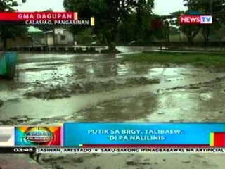 BP: Putik sa Brgy. Talibaew, Pangasinan, di pa nalilinis