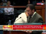 BT: Giit ni Sen. Tito Sotto, walang basehan ang akusasyong plagarism vs sa kanya