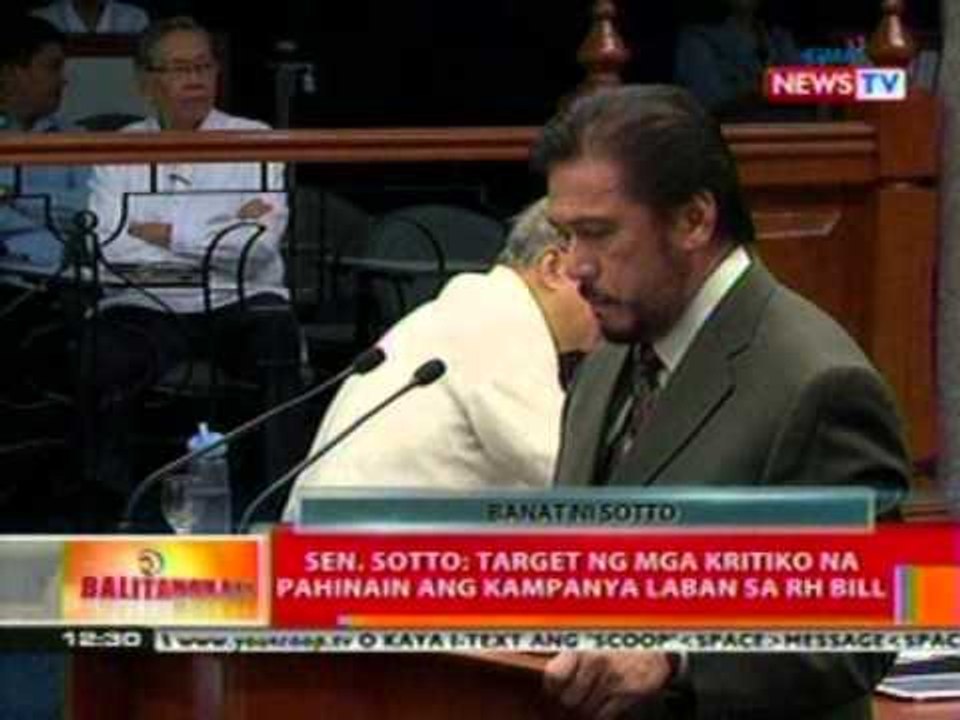BT: Giit ni Sen. Tito Sotto, walang basehan ang akusasyong plagarism vs sa kanya