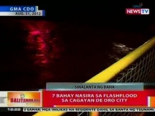 BT: 7 bahay nasira sa flashflood sa Cagayan De Oro City