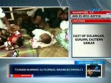 Saksi: Tsunami alert sa bansa, binawi na ng PHIVOLCS