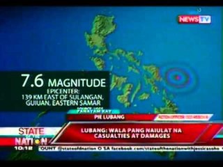 SONA: Pie Lubang: Mga residente sa mga probinsyang apektado ng lindol, pinapalikas na