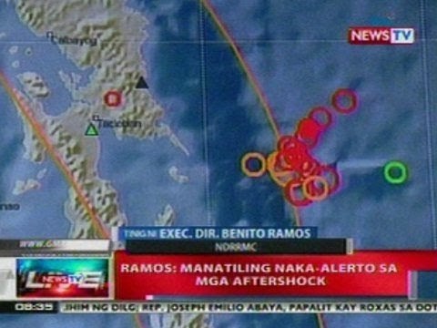NTVL: NDRRMC Exec. Dir. Benito Ramos: Manatiling naka-alerto sa mga aftershock