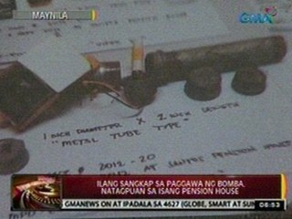 24Oras: Ilang sangkap sa paggawa ng bomba, natagpuan sa isang pension house sa Maynila