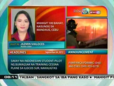 DB: Mahigit 100 bahay, nasunog sa Mandaue, Cebu