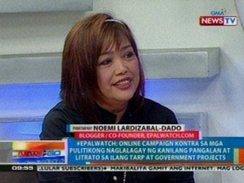 NTG: Panayam kay Noemi Lardizabal-Dado,Blogger/Co-Founder, EpalWatch.com