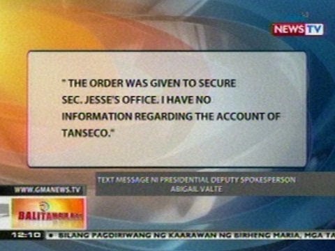 BT: Palasyo, 'di pa kinukumpirma kung inutusan si Puno na i-lockdown ang opisina at condo ni Robredo