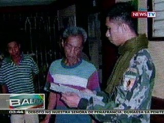 BP: Ex-member ng PHL Navy, arestado dahil sa pagtatago ng baril at bala na di rehistrado