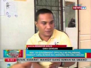 May 100 government officials ng Palimbang, mahigit isang buwan na umanong walang sweldo
