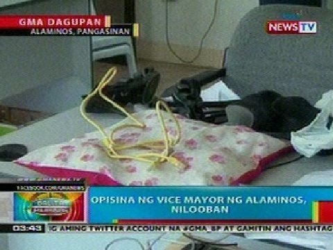 BP: Opisina ng vice mayor ng Alaminos, Pangasinan, nilooban
