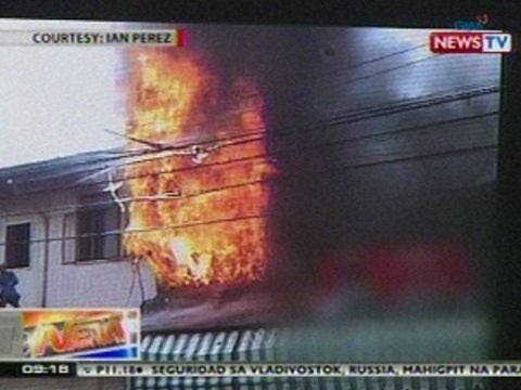 NTG: Bahay sa Sta. Mesa, Maynila, nasunog dahil umano sa naiwang bentilador