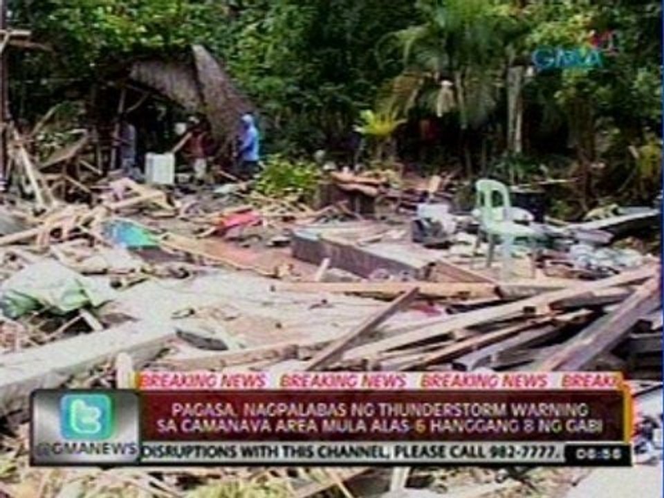 24 Oras: Ilang bahay, nasira at tinangay ng umapaw na ilog