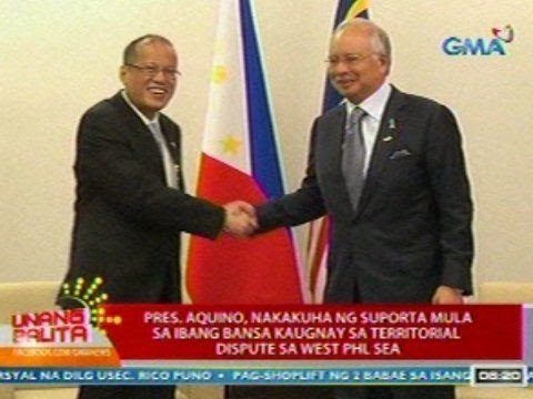 UB: PNoy, nakakuha ng suporta mula sa ibang bansa kaugnay sa territorial dispute sa West PHL Sea