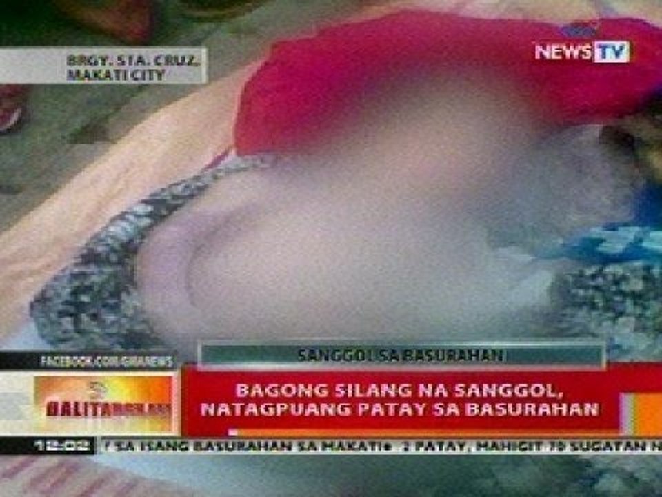 BT: Bagong silang na sanggol sa Makati, natagpuan gpatay sa basurahan
