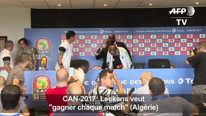 CAN-2017: Leekens (Algérie) veut "gagner chaque match"