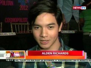 BT: Alden Richards, Mikael Diaz at Ian Batherson, rarampa sa 2012 Bachelor Bash