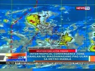 NTG: Intertropical convergence zone, dahilan ng magdamagang pag-ulan sa Metro Manila