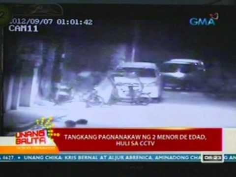 UB: Tangkang pagnanakaw ng 2 menor de edad, huli sa CCTV