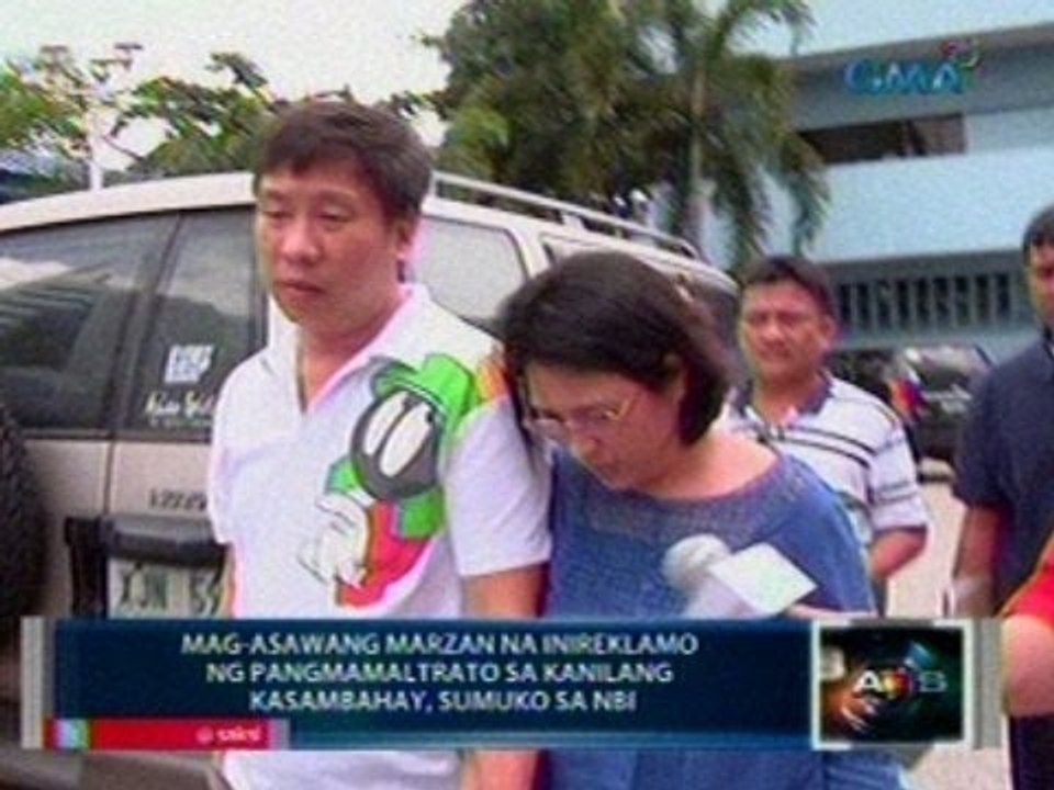 Mag-asawang inireklamo ng pangmamaltrato sa kasambahay na si Bonita Baran, hawak na ng Senado