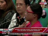 SONA: Bonita Baran at mag-asawang Marzan, nagkaharap sa pagdinig sa Senado