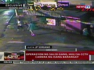 QRT: Operasyon ng salisi gang, huli sa CCTV camera ng isang barangay