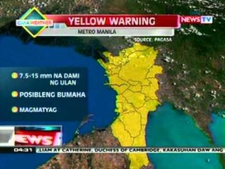 NTL: GMA Weather Update as of 4:31PM (September 16, 2012)