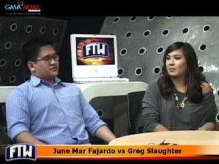 FTW:  June Mar Fajardo vs Greg Slaughter