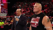 Randy Orton invades Raw to attack Brock Lesnar- Raw, Aug. 1, 2016 -
