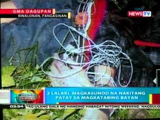 BP: 2 lalaki, magkasunod na nakitang patay sa magkatabing bayan sa Pangasinan