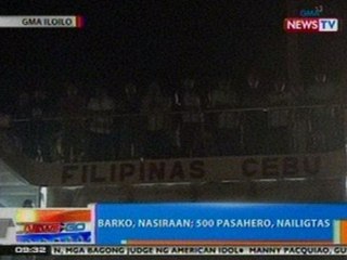 NTG: Barko, nasiraan; 500 pasahero, nailigtas