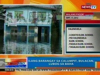 NTG: Ilang barangay sa Calumpit, Bulacan, lubog sa baha