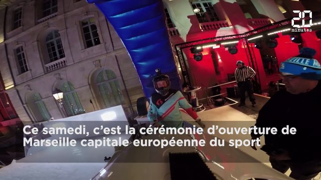Marseille: Descendez à 80 km/h les 320 m du Red Bull Crashed Ice grâce à une caméra embarquée