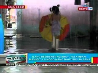 BP: Ilang residente ng brgy. Talamban, mahigit 3 linggo nang nagtitiis sa baha