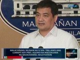 Saksi: Malacañang, kinumpirma na   nagsilbing backchannel negotiator ng Pilipinas si Sen. Trillanes