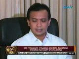 24 Oras: Sen. Trillanes, wala na raw tiwala sa pamumuno ni Sen. Enrile