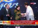 BT: CJ Artemio Panganiban's professorial chairs on liberty and prosperity, inilunsad