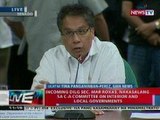 NTL: Incoming DILG Sec. Mar Roxas, nakasalang sa C-A Committee on Interior and Local Goverments